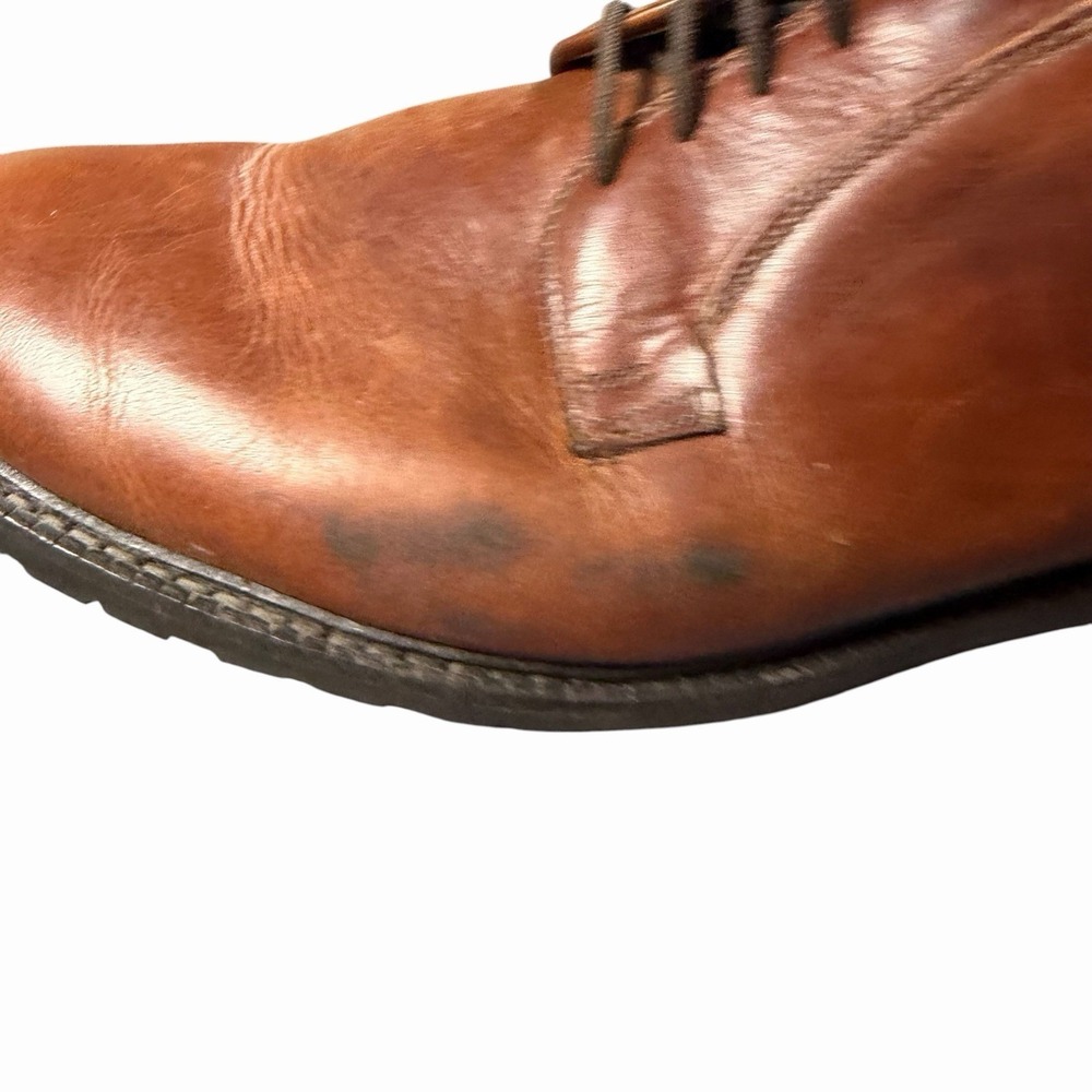 ALLEN EDMONDS BLACK HILLS BROWN GENUINE LEATHER LACE UP SHOES SIZE 13 - Picture 6 of 10